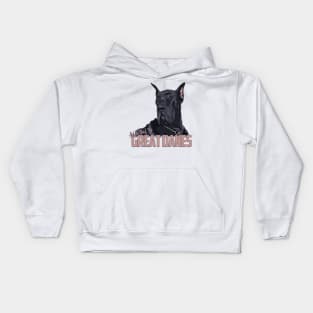 Addicted to Great Danes! Especially for Great Dane owners! Kids Hoodie